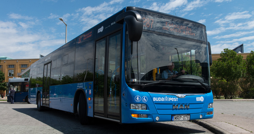 MAN Lion’s City autóbusz segíti Budapest agglomerációjának közösségi közlekedését.