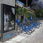 Nyilvános kerékpárállomás Nizzában