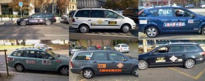 Taxi-kavalkád