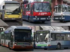 BKK BKV jelenlegi buszok színezése