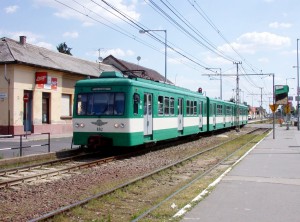 MX sorozatú HÉV-szerelvény a H6-os (ráckevei) HÉV vonalán