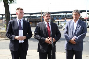 Sajtótájékoztató a Liget téren