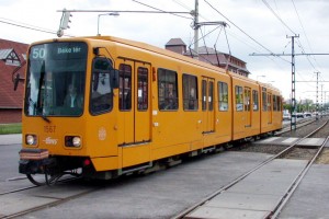 TW6000-es sorozatú villamos az 50-es vonalon