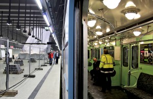 A Tétényi úti megállóban (fotó: Rizsavi Tamás)