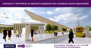 BKK Széll Kálmán tér Nappali látványterv