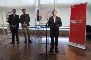 Dr. Szeneczey Balázs köszöntője (fotó: Nyitrai Dávid)