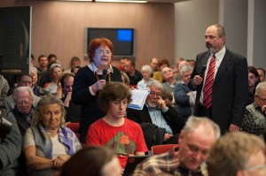 Lakossági fórum a budai fonódó villamosról (fotó: Nyitrai Dávid)