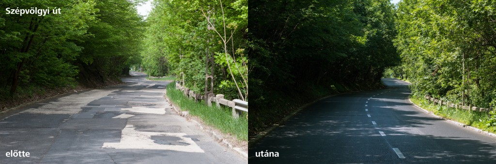 Szépvölgyi út – előtte, utána