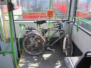 Kerékpár buszon