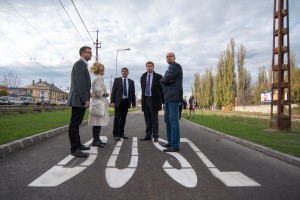 Rákoskeresztúri autóbusz-folyosó sajtótájékoztató