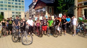 A STARS iskolák képviselői az I bike Budapest felvonuláson
