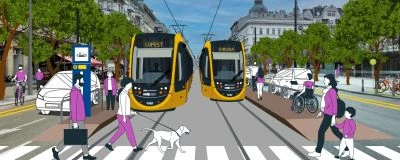 Újbuda–Újpest-villamostengely