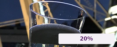 Ferris wheel of budapest with champagne