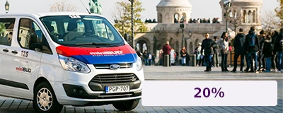 Door-to-door airport transfer ‒ BUD airport, miniBUD