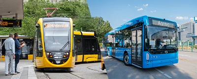Budapest új villamosai és autóbuszai