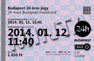 Budapest 24 órás jegy