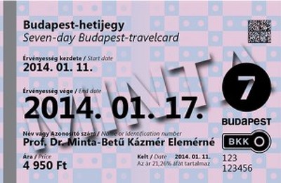 budapest travel card price