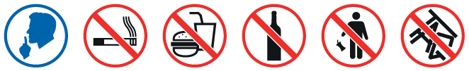 A járműveken és a megállókban, a metró, a HÉV és a fogaskerekű utasok által használt területein tilos