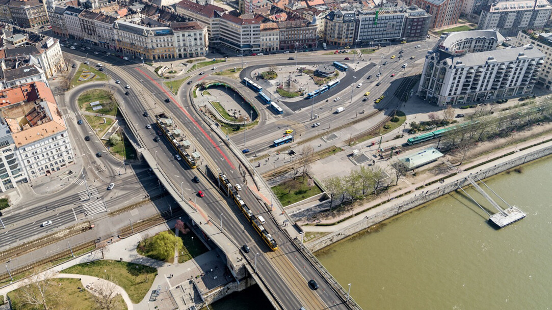 A Petőfi-híd madártávlatból