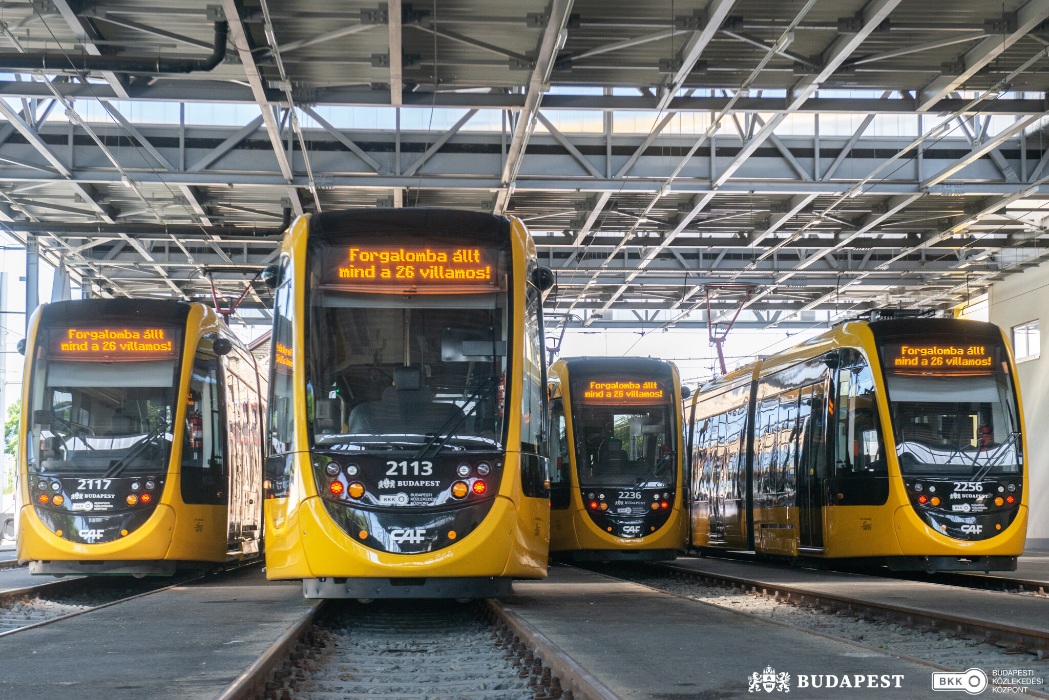 The last CAF trams called so far have been put into service
