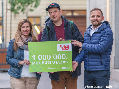 MOL Bubi_egymillio_utazas