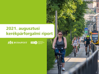Kerékpáros forgalmi adatok – 2021. augusztus