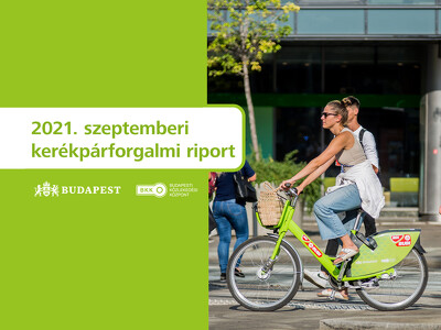 Kerékpáros forgalmi adatok – 2021. szeptember