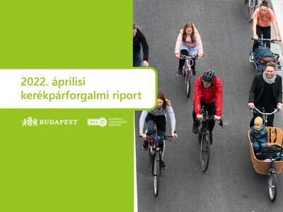Kerékpáros forgalmi adatok – 2022. április
