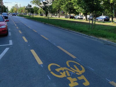 A felújított Róna utca