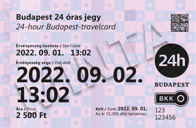 24-hour Budapest-travelcard