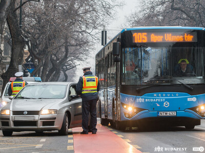 Rendőri ellenőrzés zajlik