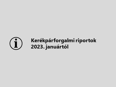 Kerépáros forgalmi adatok – 2023. januártól