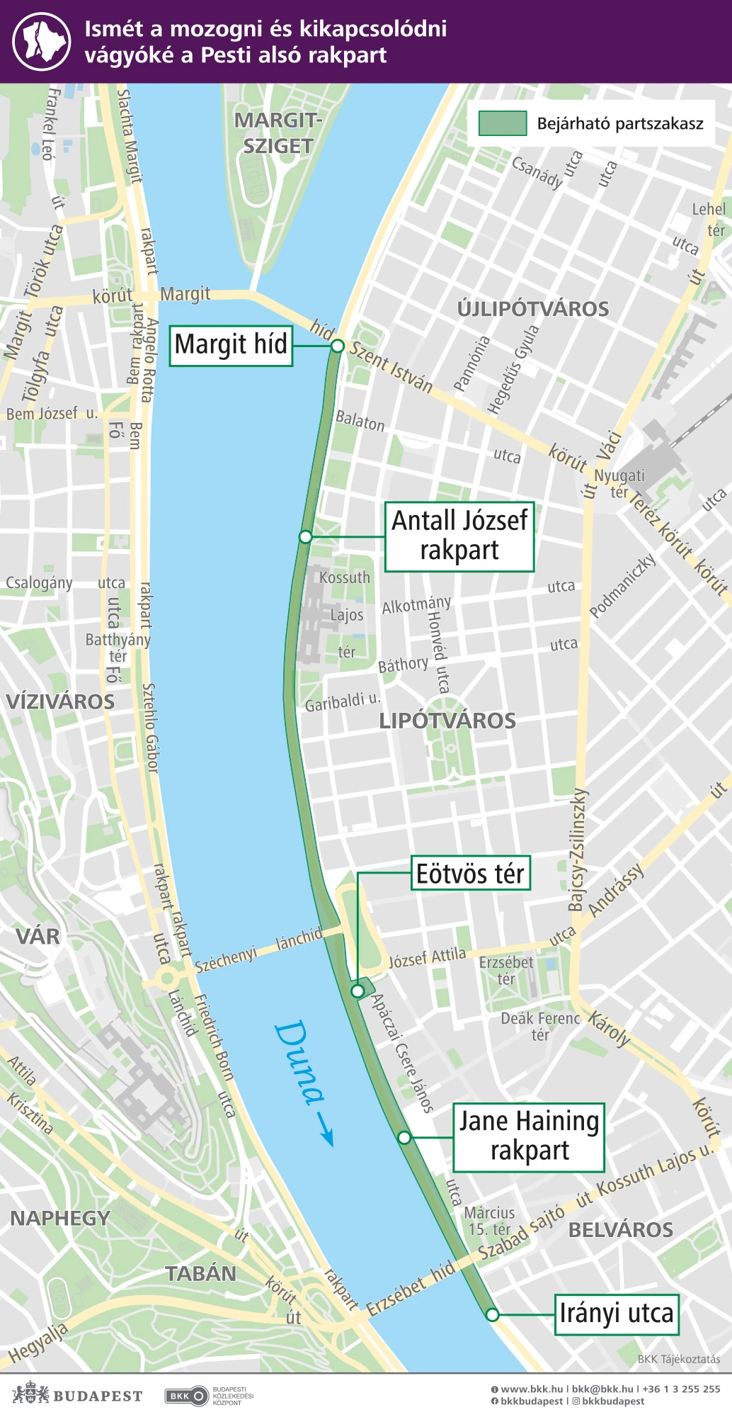 Rakpartnyitás térképen.