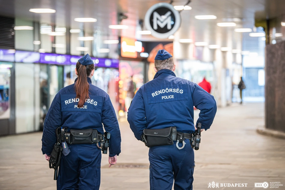 Köztisztasági és közrendvédelmi akcó a Déli pályaudvaron.