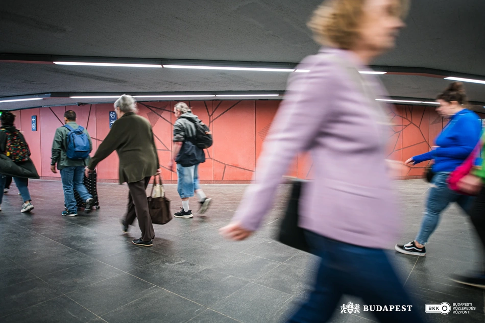 Határ úti gyalogos-aluljáró.