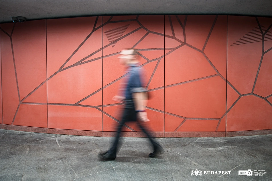 Felújított Határ úti gyalogos-aluljáró.