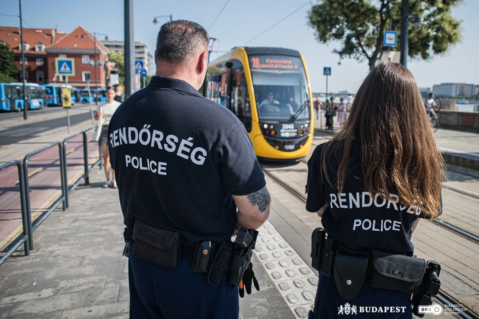 BKK-BRFK járatellenőrzés.