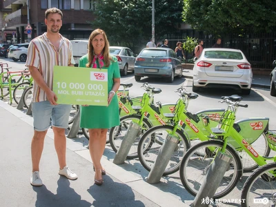 BKK_MOL Bubi_tizmilliomodik_felhasznalo_