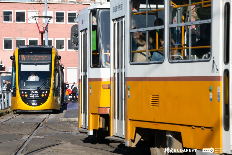 Járatellenőrzés a 14-es villamoson.