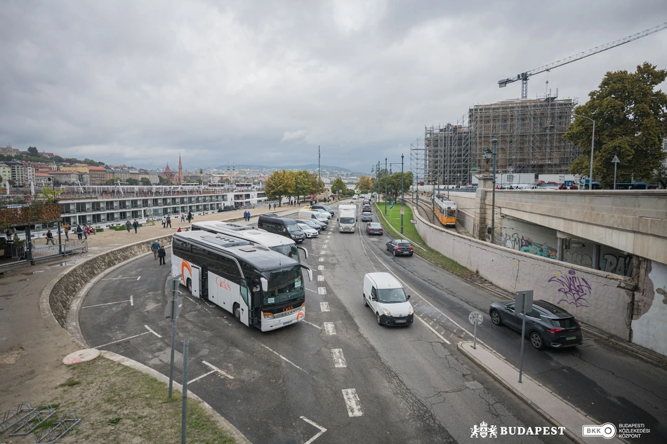 Pesti alsó rakpart.