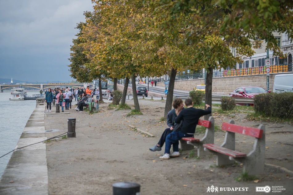 Pesti alsó rakpart.