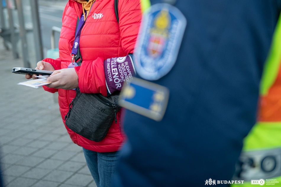 Közös BKK-BRFK járatellenőrzés.
