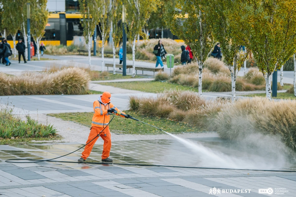 Köztisztasági és közrendvédelmi kezdeményezés Kelenföldön.