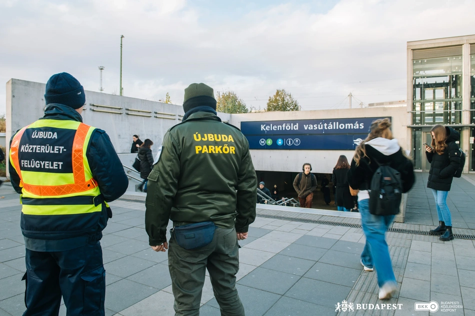 Köztisztasági és közrendvédelmi kezdeményezés Kelenföldön.
