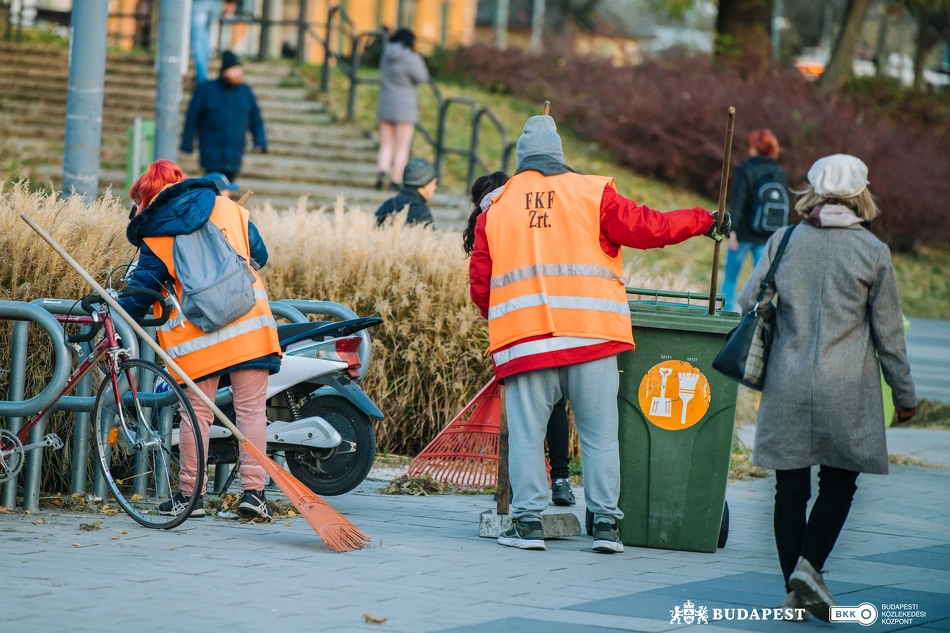 Köztisztasági és közrendvédelmi kezdeményezés Kelenföldön.