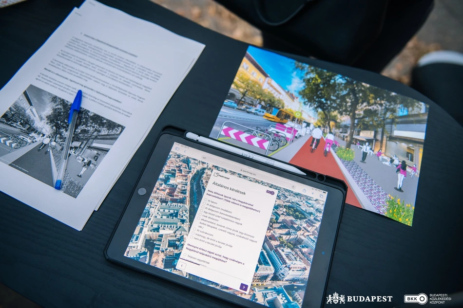 Társadalmi egyeztetés a Nagykörút fejlesztéséről.