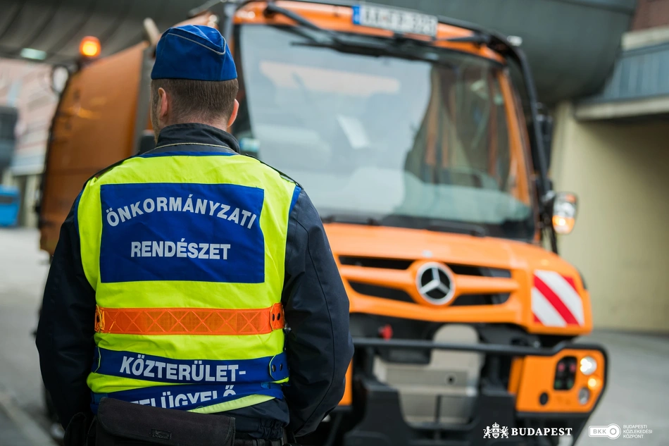 Köztisztasági és közrendvédelmi akció a KÖKI-nél.