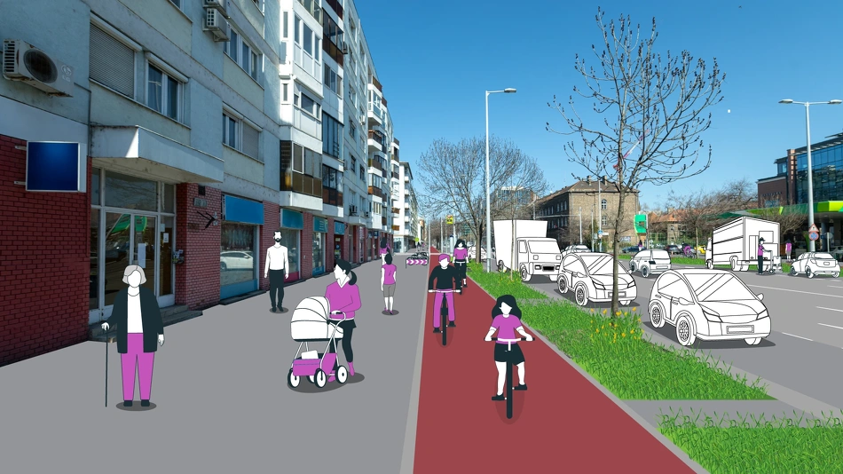 Váci úti látványterv.