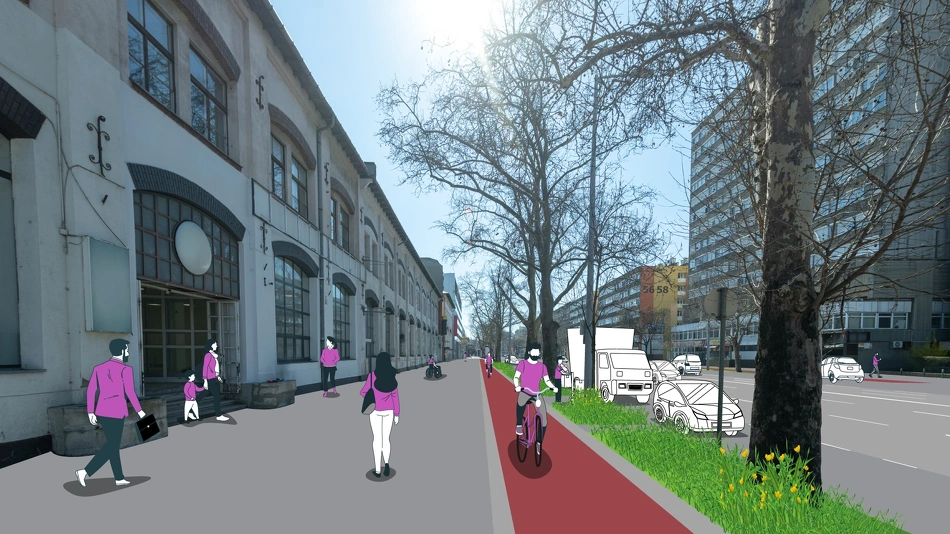 Váci úti látványterv.