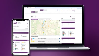 Mától egy térképen látható minden fővárosi közlekedési változás - megújult a BKK Infó weboldala